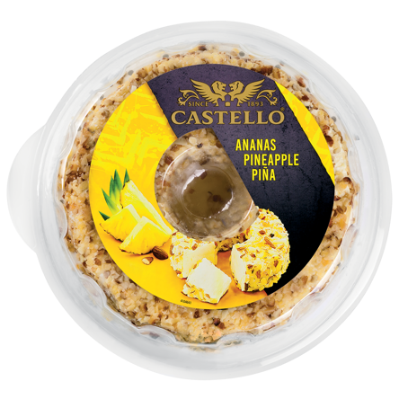 Ser dekorowany kremowy Ananas 1 kg