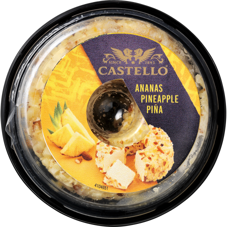 Ser dekorowany kremowy Ananas 125 g