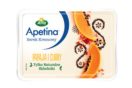 Serek kremowy papaja i curry – India 125 g