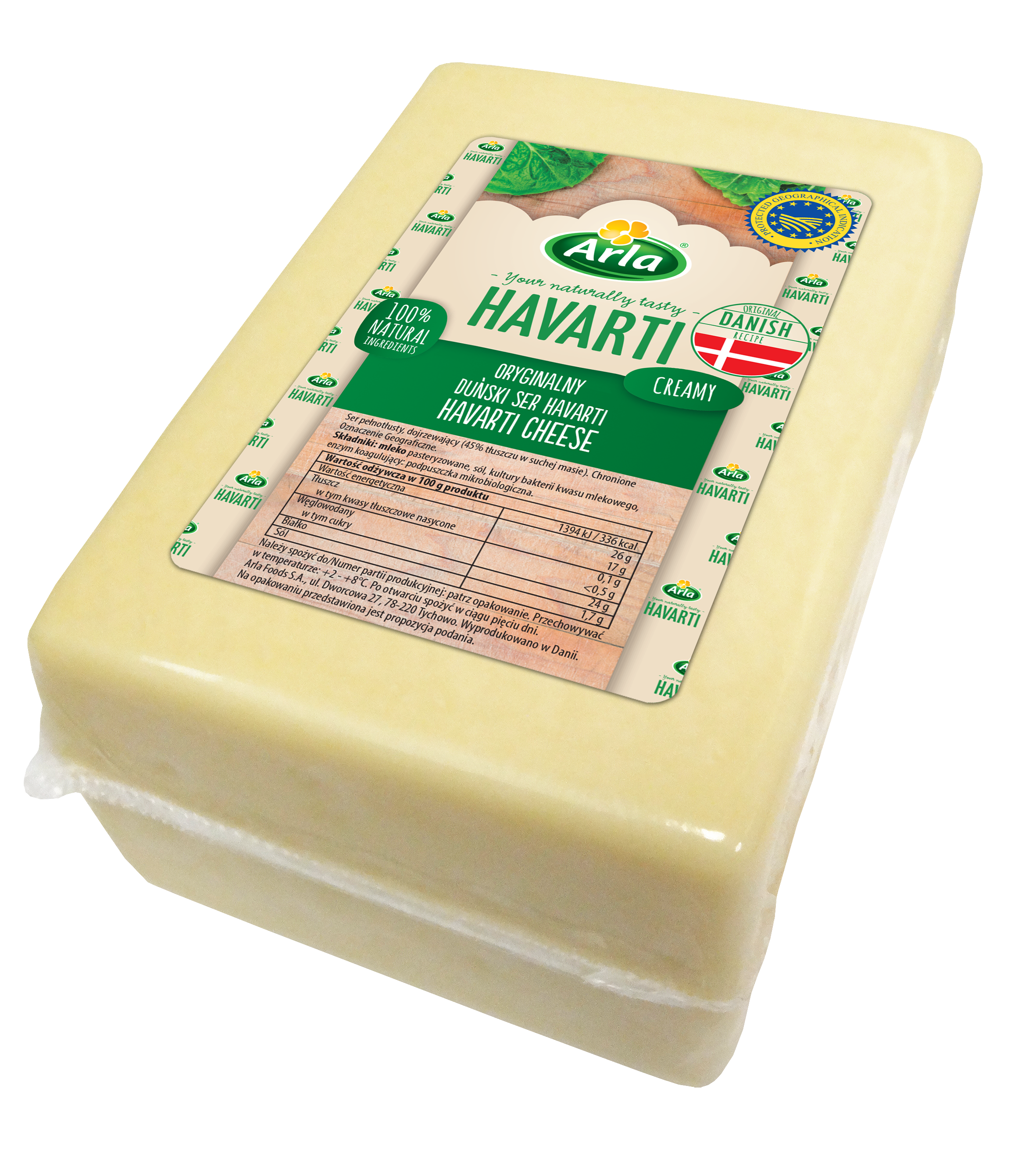 Arla Havarti Naturalny 2,1 kg