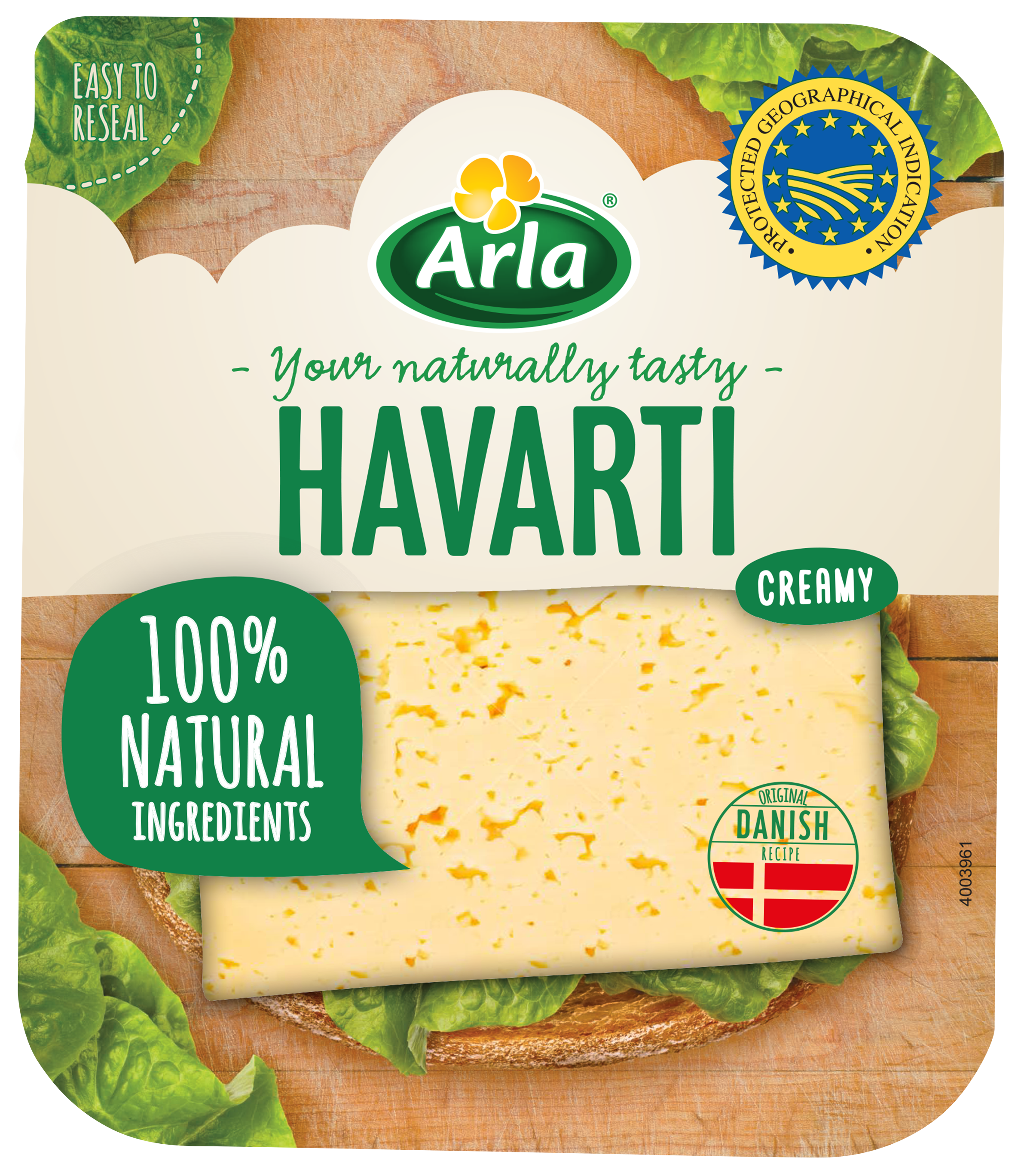 Havarti Creamy 150 g plastry