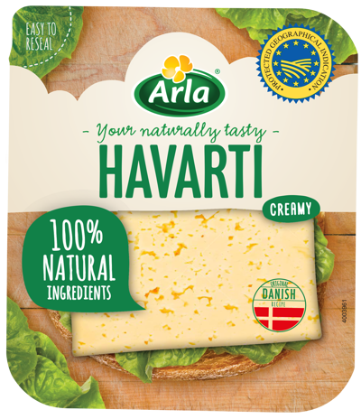 Havarti Creamy 150 g plastry