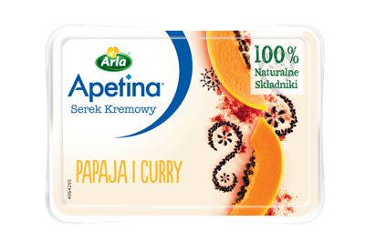 Serek kremowy papaya curry 125g