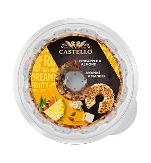 Castello Ser dekorowany kremowy Ananas 1 kg
