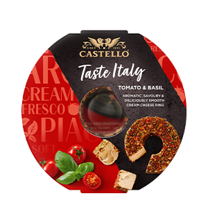 Castello Ser dekorowany kremowy z pomidorami i bazylią 125 g